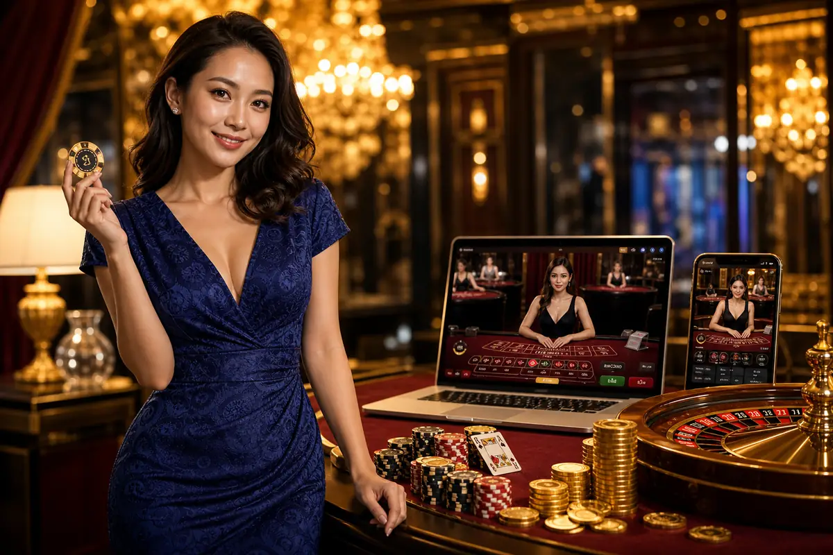 vbt77 Live Dealer ကတ်ဂိမ်း ကစားနေသောမြင်ကွင်း